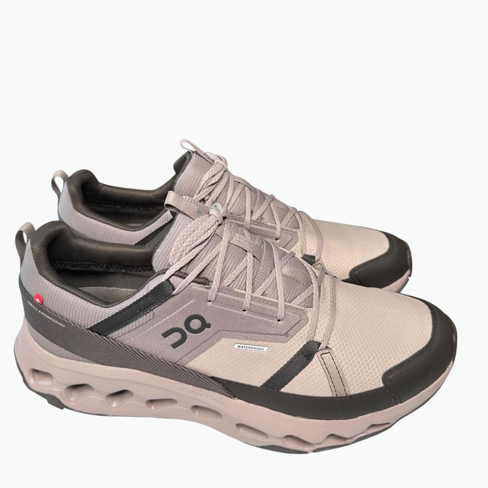 On Cloudhorizon Waterproof Shoes Men 13 Fog/Thorn Gray CloudTec Phase Hiking